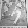 Horst Paul blocking for Wally Ludtke in practice