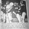 Bill Smith and Ron Yokubaitis enjoying a moment during a victory over the Aggies!